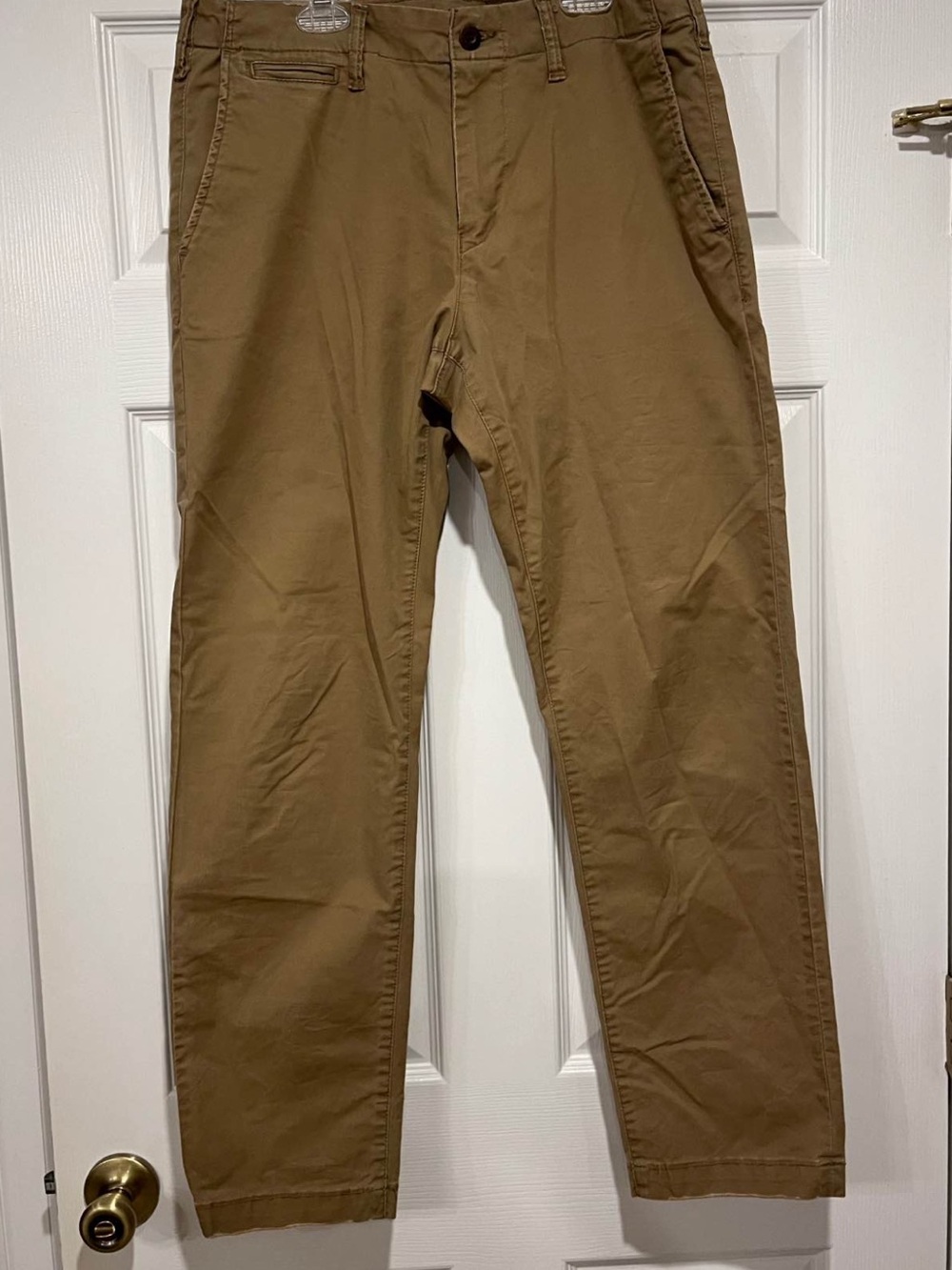 American Eagle Outfitters Men's Khaki Original Straight (Flex)